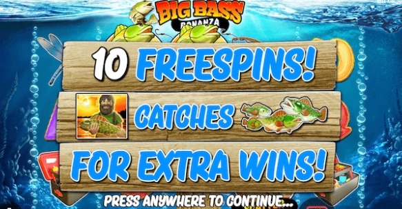 big bass bonanza free spins