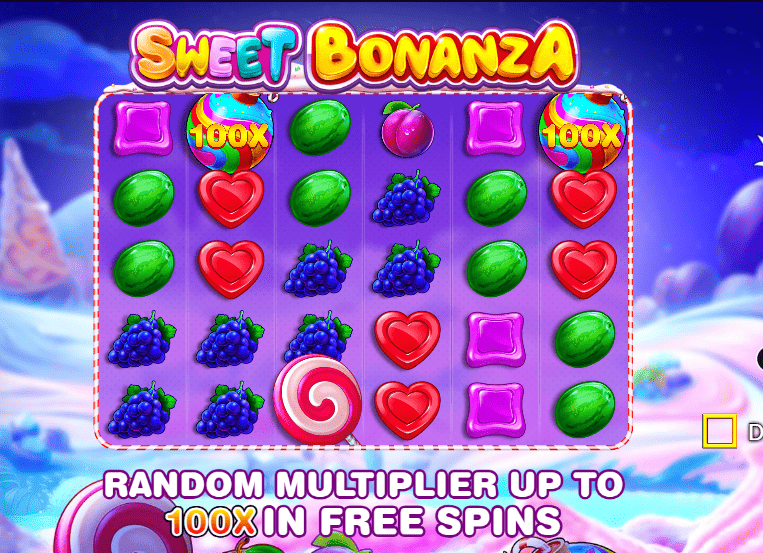 sweet bonanza theme and design